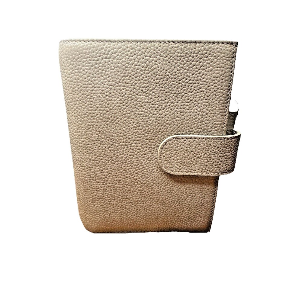 Moterm Pocket Versa Binder A6 Planner & Wallet Combo Pebble Taupe, 19mm Rings